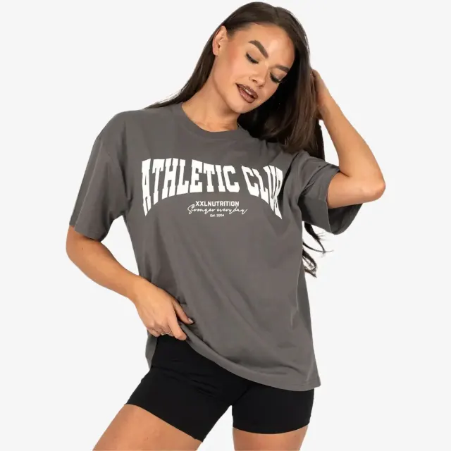 XXL Nutrition Athletic Oversized Tee - Dark Grey