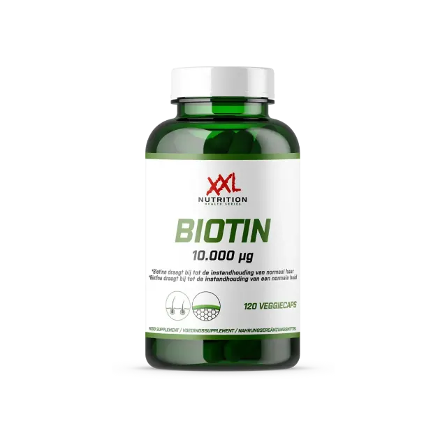 XXL Nutrition Biotin - 10.000 µg - 120 Kapseln