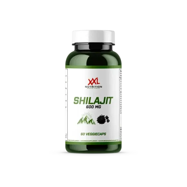 XXL Nutrition Shilajit Extrakt (mit Fulvinsäure) - 600 mg - 60 Kapseln